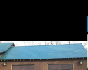 Brown sonoma ranch garage doors with frosted glass